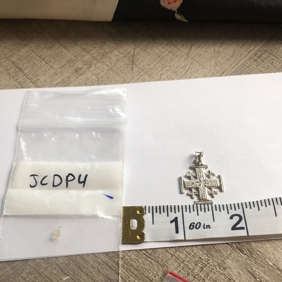 Jerusalem cross 925 Sterling silver - Picture 2 of 4
